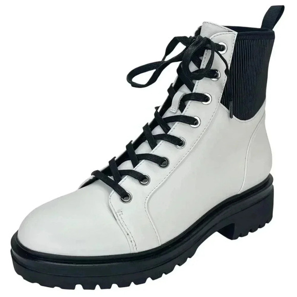 Kenneth Cole New York Rhode Lite Lace Up Leather Womens Ankle Boots - Picture 1 of 11